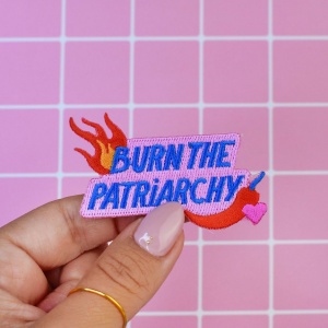 Patch thermocollant Burn the Patriarchy