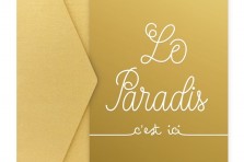Carte postale "Le paradis c'est ici"