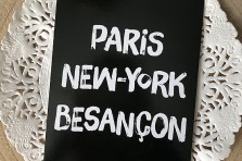 Carte postale "PARIS NY BESANCON"