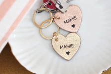 Porte-clés Mamie Coeur