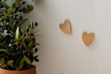 Bijou mural aimanté : coeur