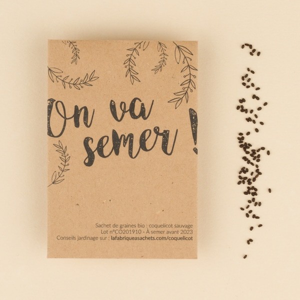 Sachets de Graines Messages – Maison Paon