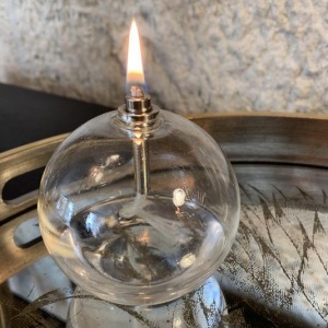 Lampe à huile sphère lisse XL