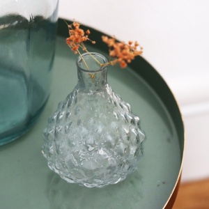 Vase écailles en verre