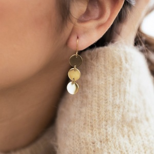 Boucles d’oreilles Cardin dorées