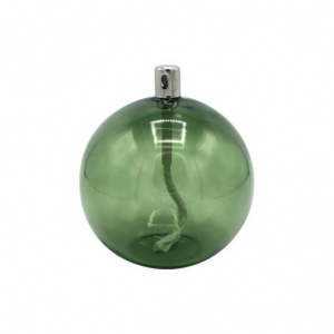 Lampe à huile sphère lisse Green M