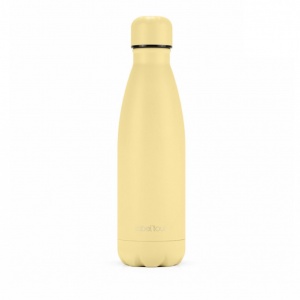 Bouteille isotherme pastel JAUNE - 500 ml