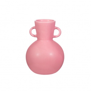 Petit vase amphore rose bonbon