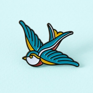 Pin's Oiseau Tattoo