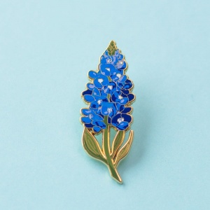 Pin's fleur - Lupin Bleu