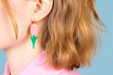 Boucles d'oreilles Tulipe