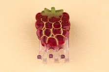 Mini pince à cheveux Framboise