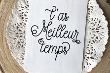 Carte postale "T'as meilleur temps"