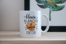 Mug "Blouse blanche" Creabisontine