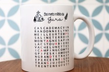 Mug céramique "Mots mêlés Jura"