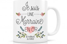 Mug "Marraine En Or" Creabisontine