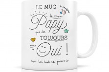 Mug "Papy qui dit toujours oui" Creabisontine