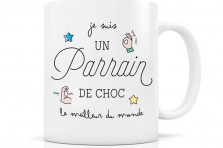 Mug "Parrain de choc" Creabisontine