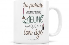 Mug "Plus Jeune Que Ton Age" Creabisontine