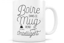 Mug "qui rend (presque) intelligent" Creabisontine