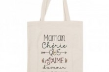 Tote bag "Maman chérie que j'aime"