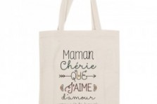 Tote bag "Maman chérie que j'aime"