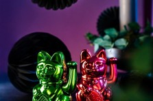 The Lucky Cat - Maneki Neko - CHRISTMAS Shiny edition