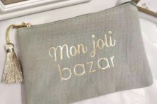 Pochette "Mon joli Bazar" - Gaze de coton