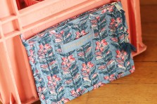 Pochette India M - bleu