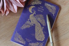 Petit carnet Paon Céleste