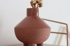 Mini vase texturé