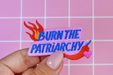Patch thermocollant Burn the Patriarchy