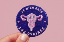 Patch thermocollant "je m'en bats les ovaires"