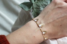 Bracelet Suzalie plaqué or