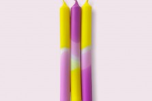 Bougies DIP DYE NEON - Pineapple