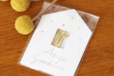 Pendentif Ange gardien doré