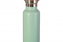 Bouteille inox et bambou vert pastel