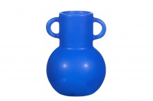 Petit vase amphore bleu azur
