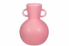 Petit vase amphore rose bonbon