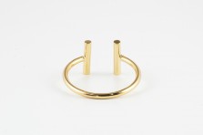Bague Starck dorée