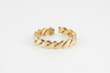 Bague Swan dorée