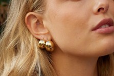 Boucles d'oreilles Cecilia dorées