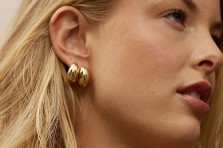 Boucles d'oreilles Emmy dorées