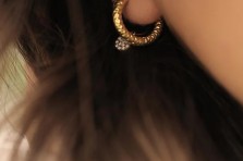 Boucles d'oreilles Hydra dorées