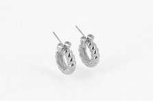 Boucles d'oreilles Ivana Acier