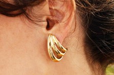 Boucles d'oreilles Telma dorées